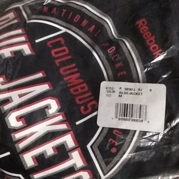 NHL Reebok Kids Med  Blue Jackets long sleeve NWT - Picture 5 of 5
